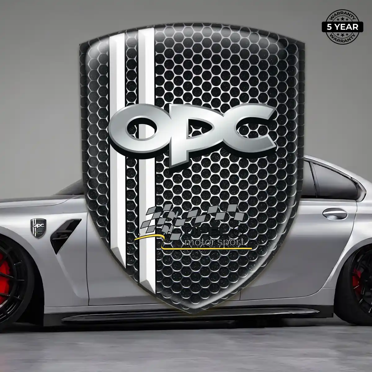 Opel Car Badge Sticker Resin Luxe