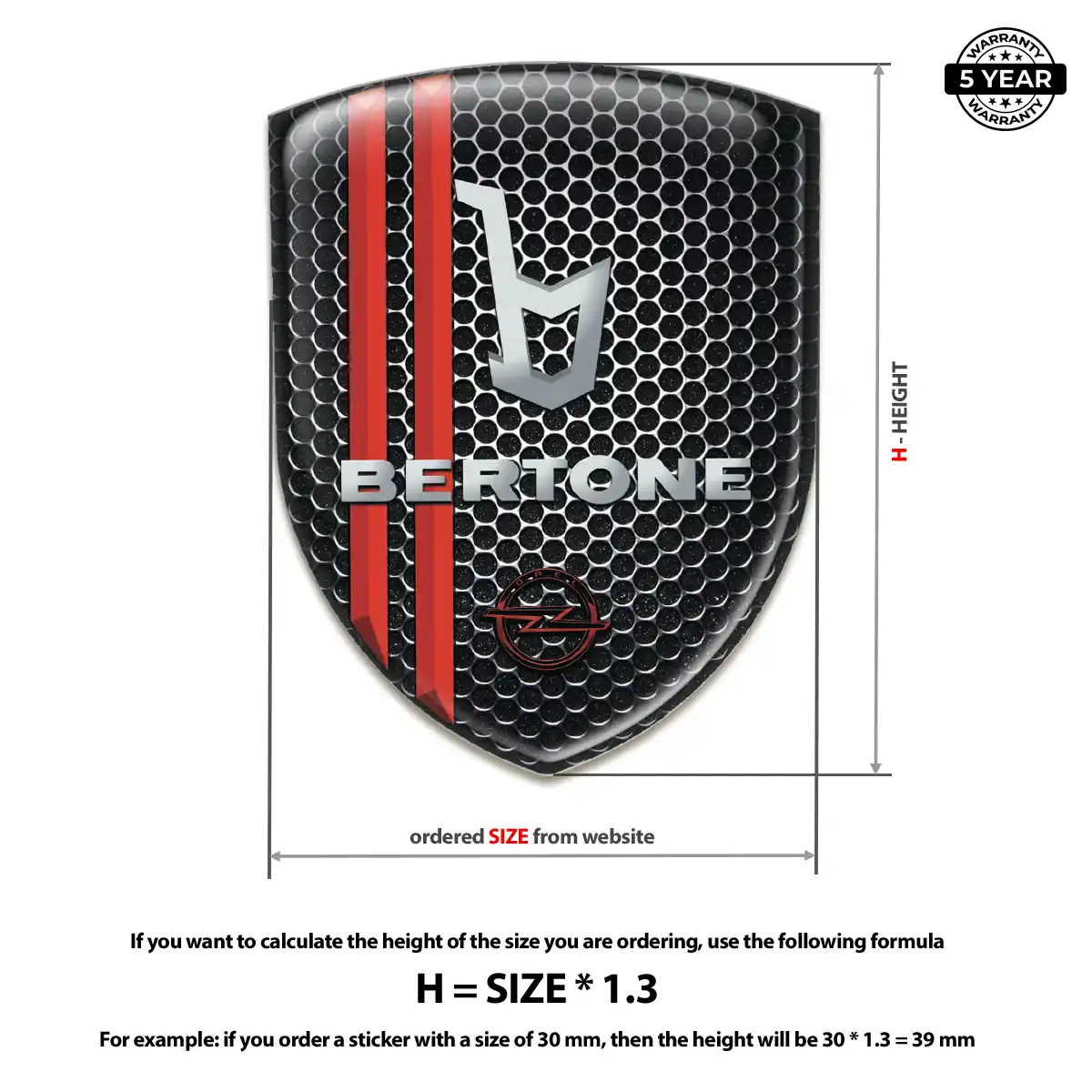 Opel Car Emblem Decal Elite Edition
