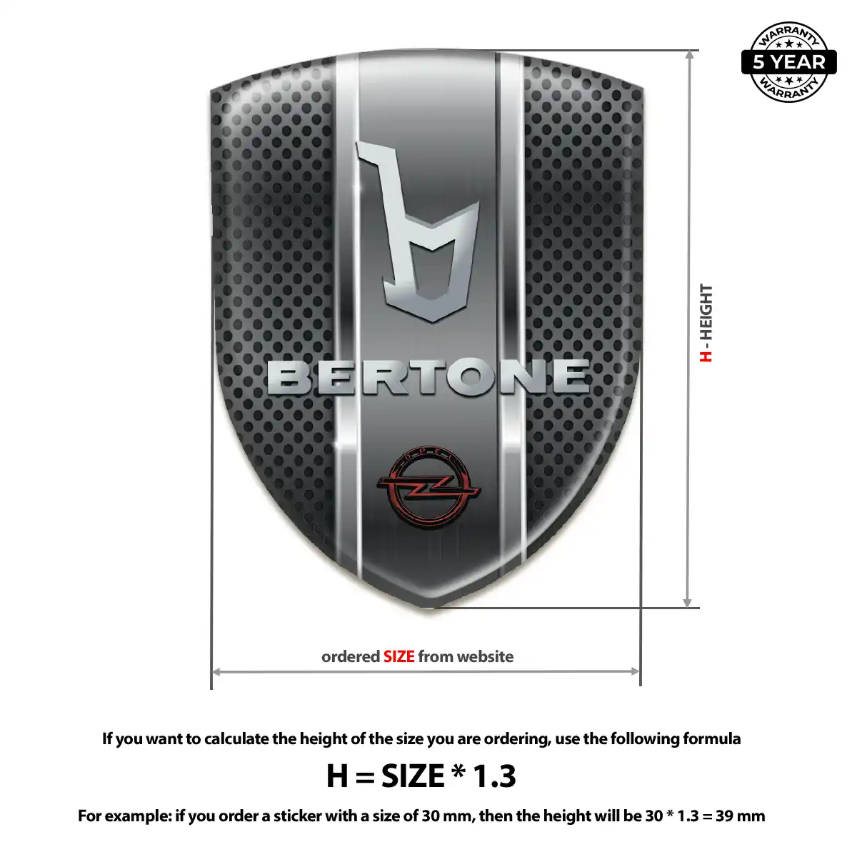 Opel Car Emblem Overlay Cabin Style