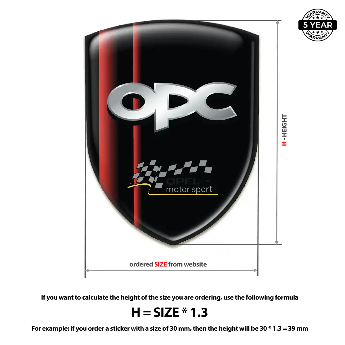 Opel Car Emblem Overlay Deluxe Edition