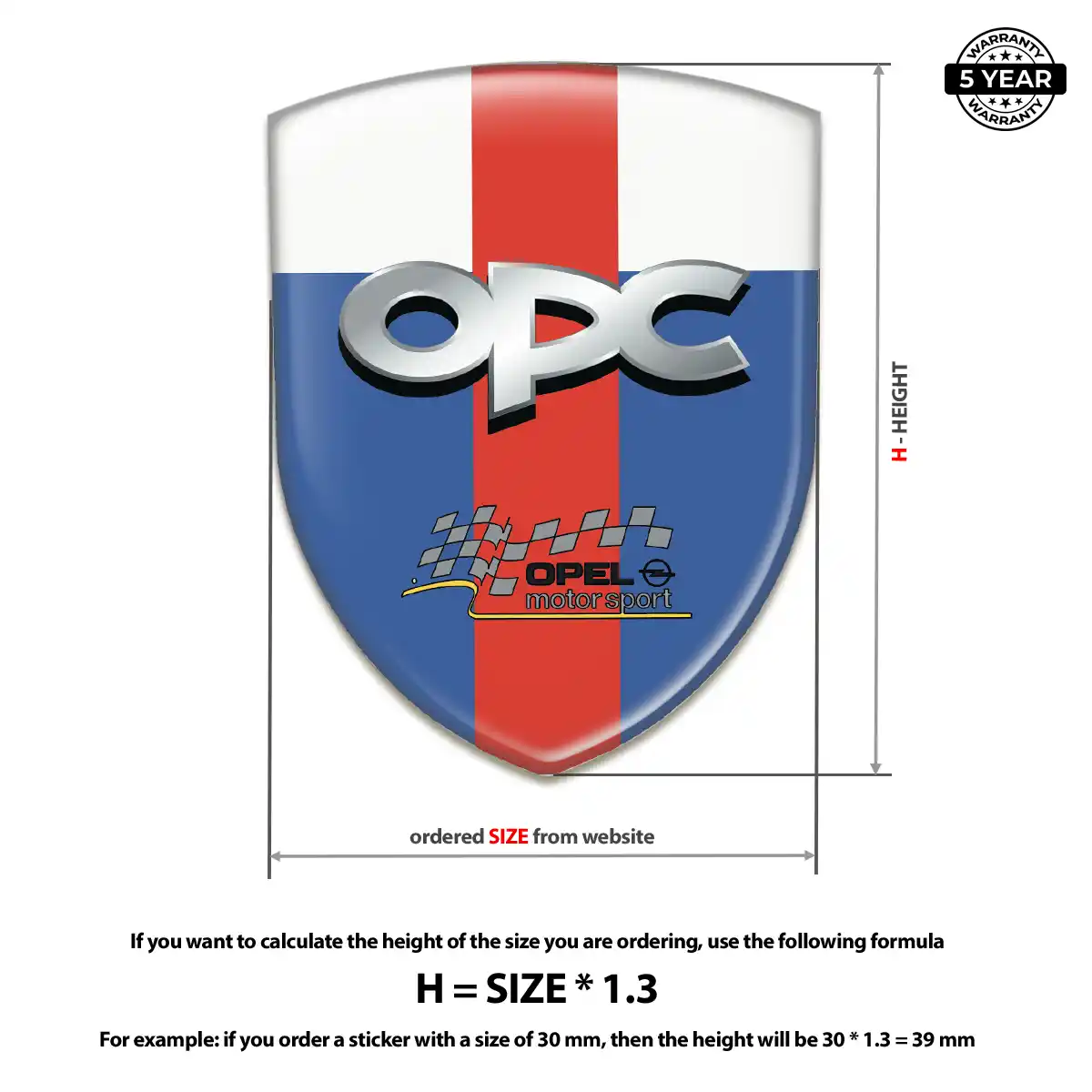 Opel Car Emblem Overlay Elite Edition