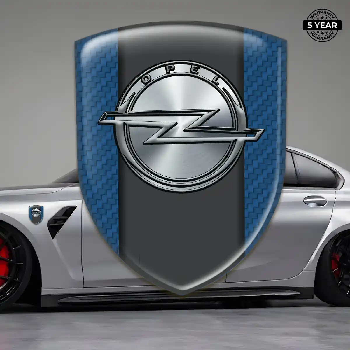 Opel Car Emblem Overlay Elite Finish