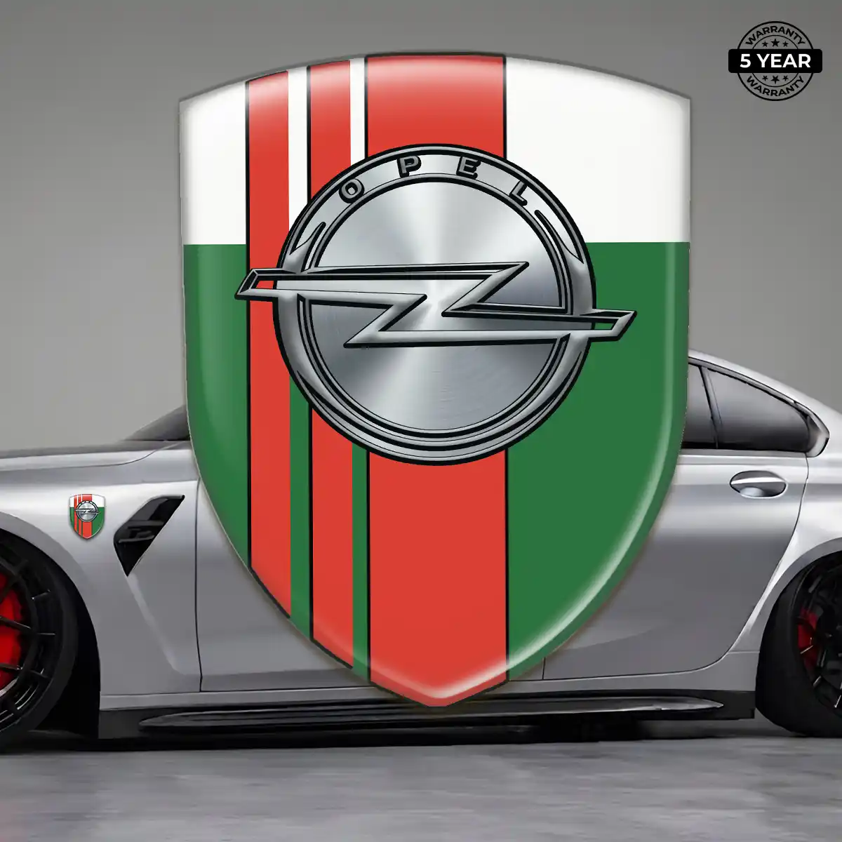 Opel Car Emblem Overlay Outer Style
