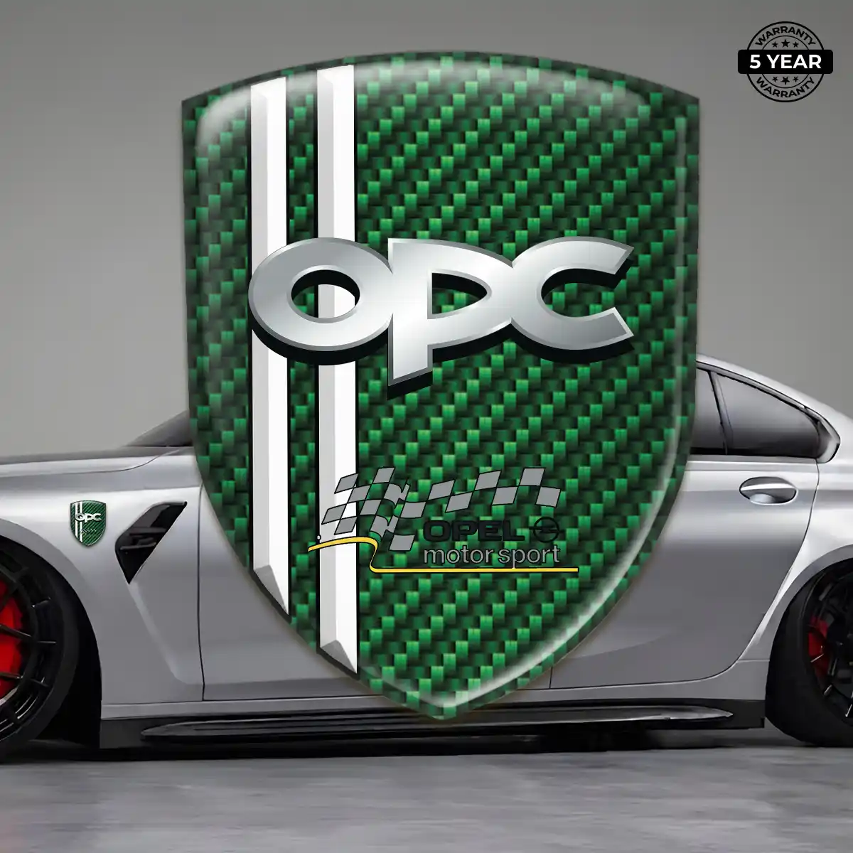 Opel Car Emblem Overlay Premium Dome