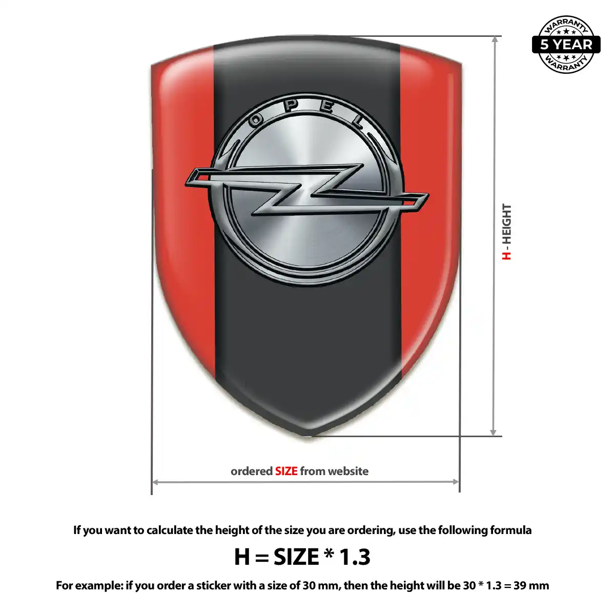 Opel Car Emblem Overlay Refined Design