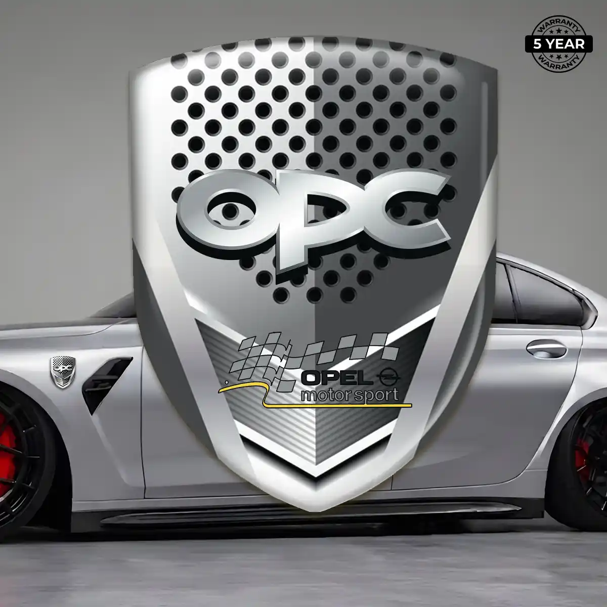 Opel Car Emblem Overlay Resin Luxe