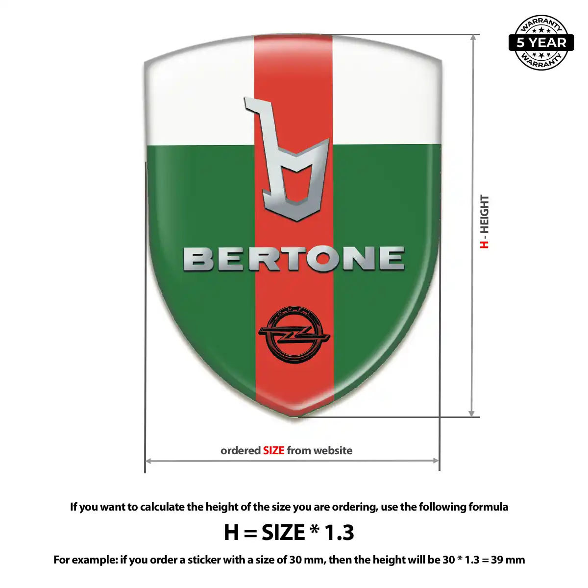 Opel Car Emblem Sticker Elite Edition