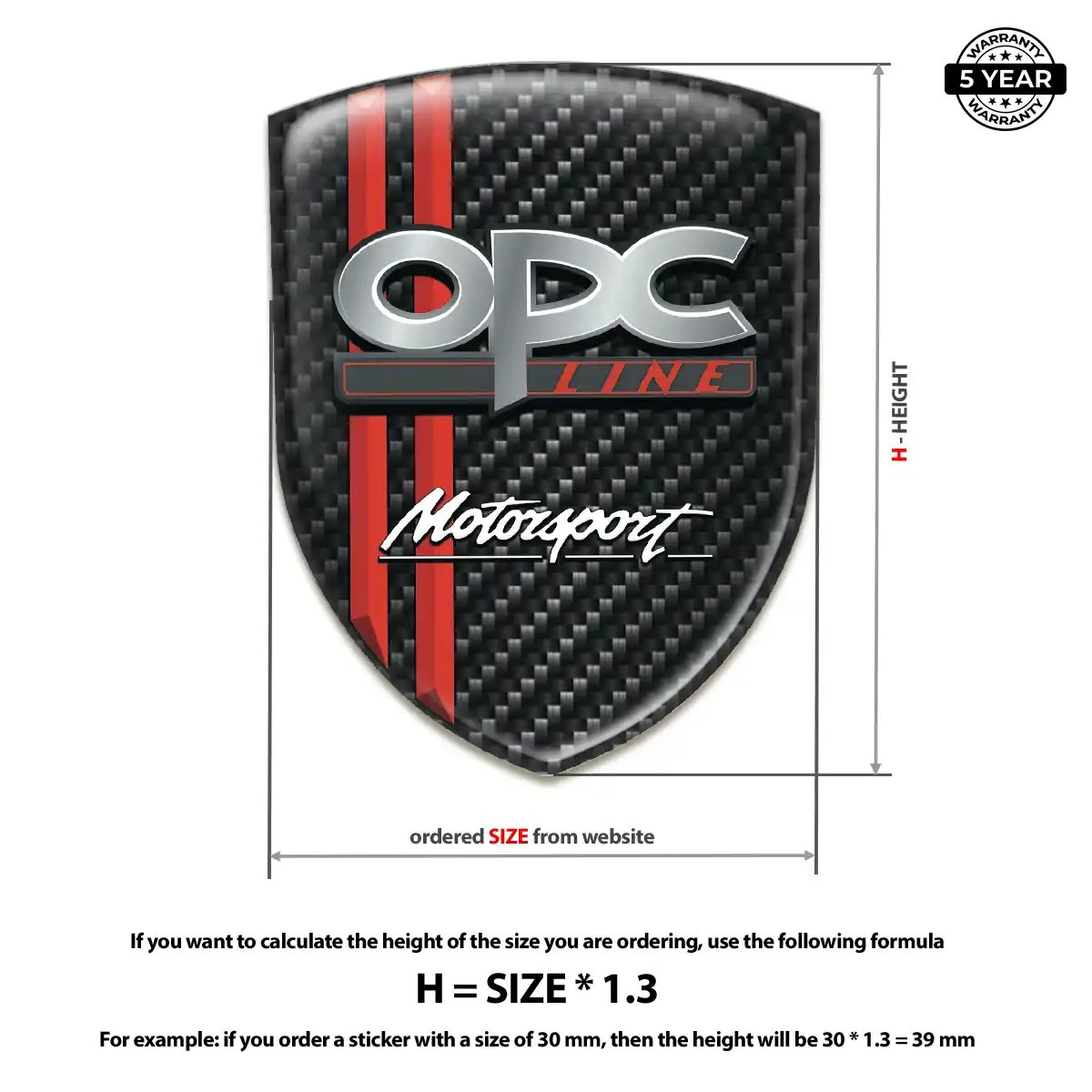 Opel Car Emblem Sticker Interior Luxe