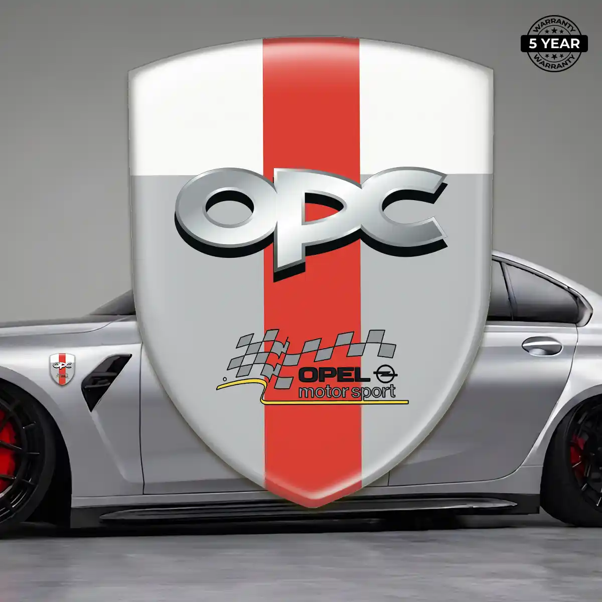 Opel Car Emblem Sticker Prestige Line