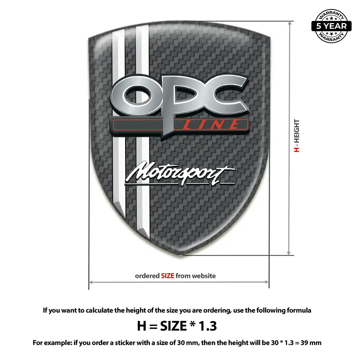 Opel Car Logo Decal Exterior Luxe