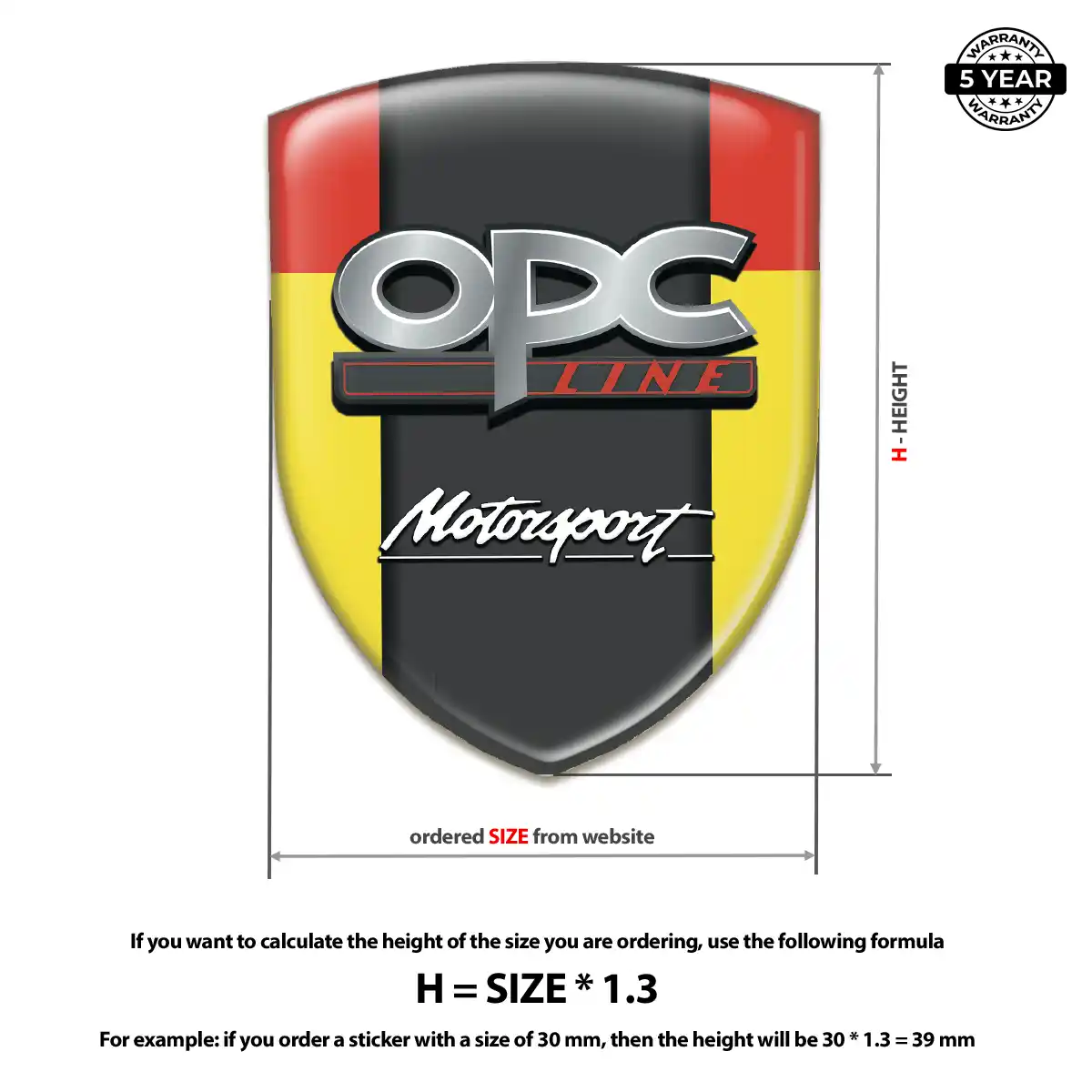 Opel Car Logo Decal Noble Edition