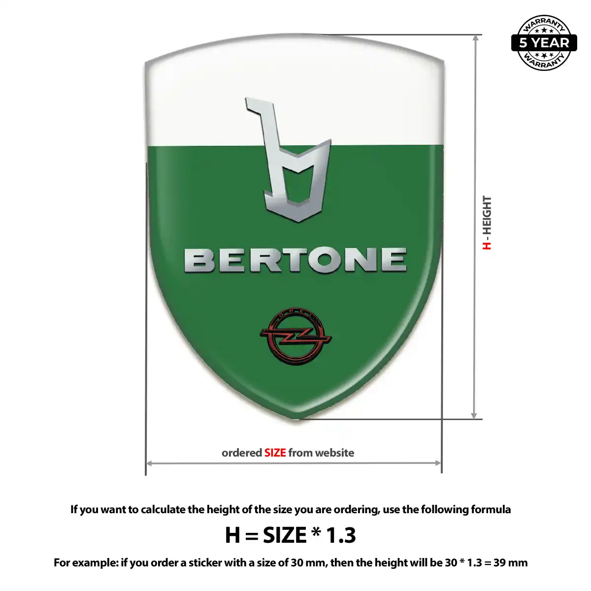 Opel Car Logo Decal Outer Style