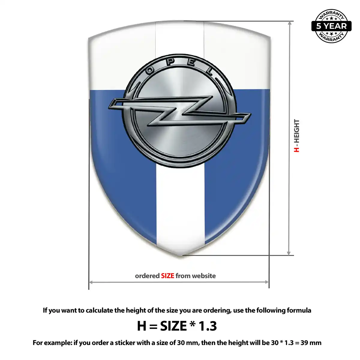 Opel Car Logo Decal Superior Craft