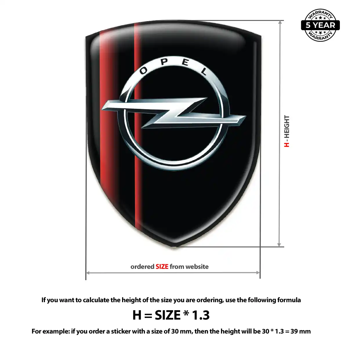 Opel Crest Emblem Deluxe Edition