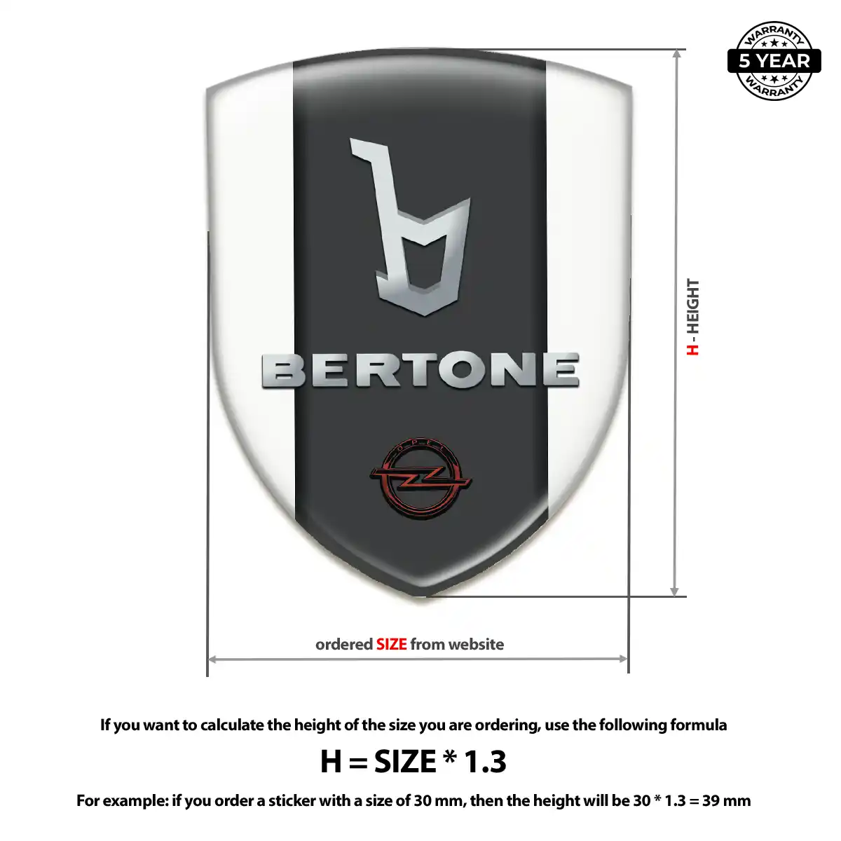Opel Crest Emblem Elite Finish
