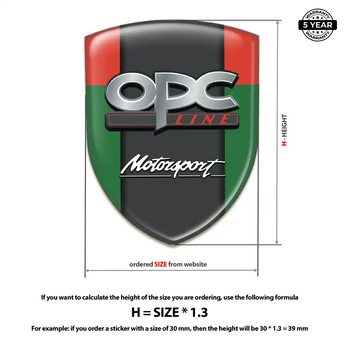 Opel Crest Emblem Premium Dome