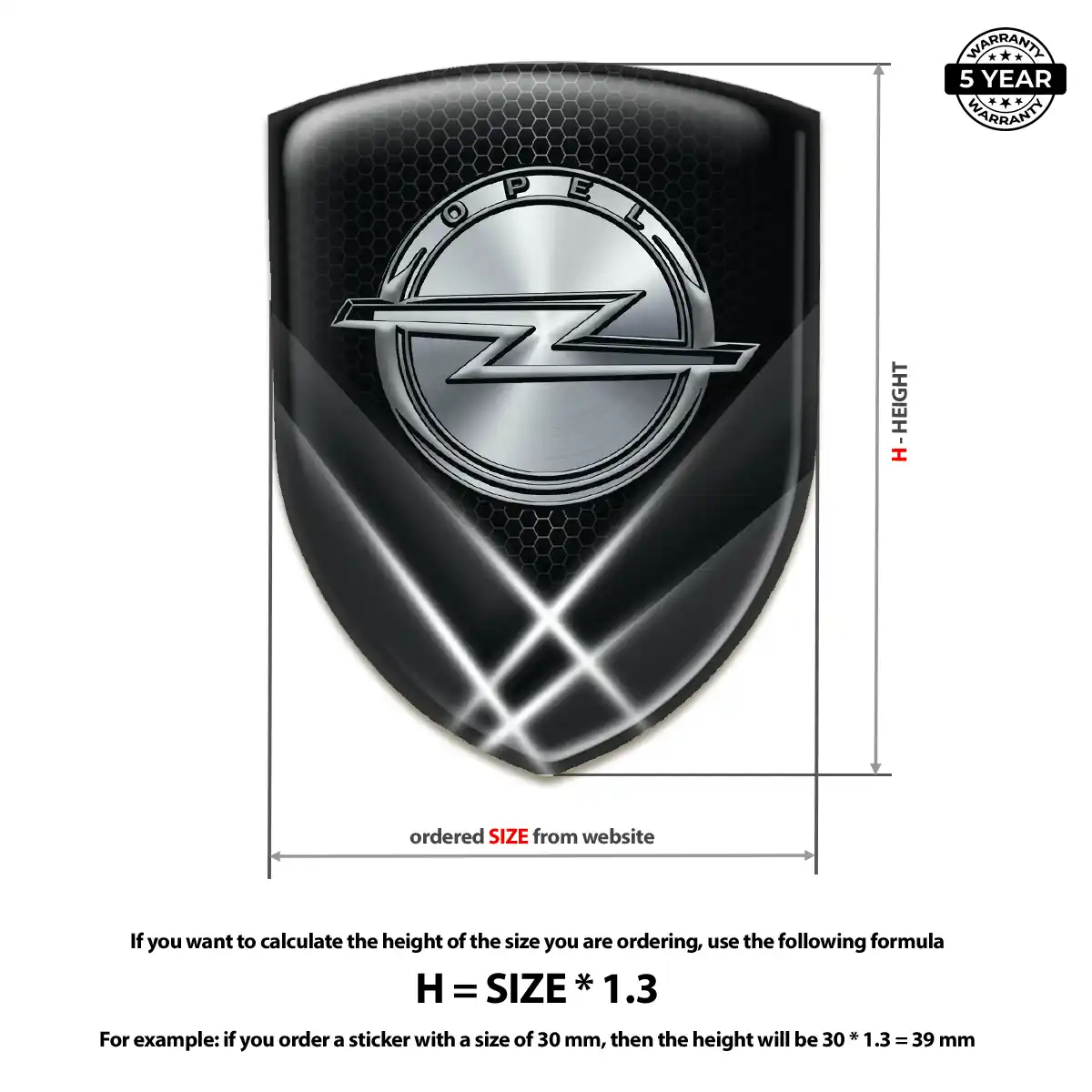 Opel Crest Emblem Refined Design