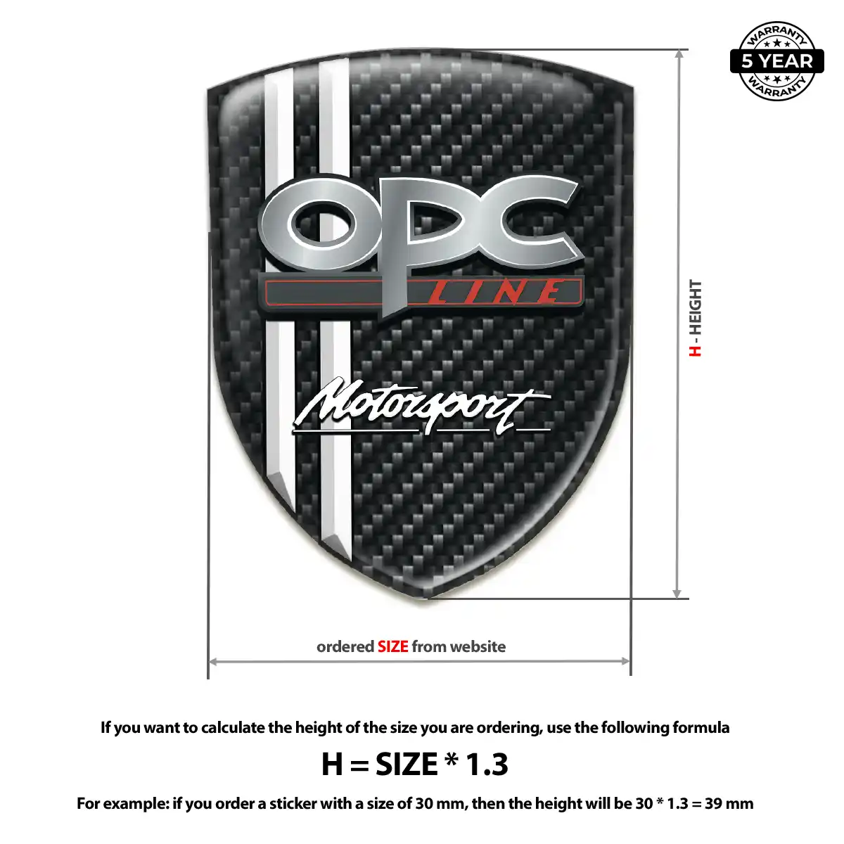 Opel Crest Emblem Resin Elite
