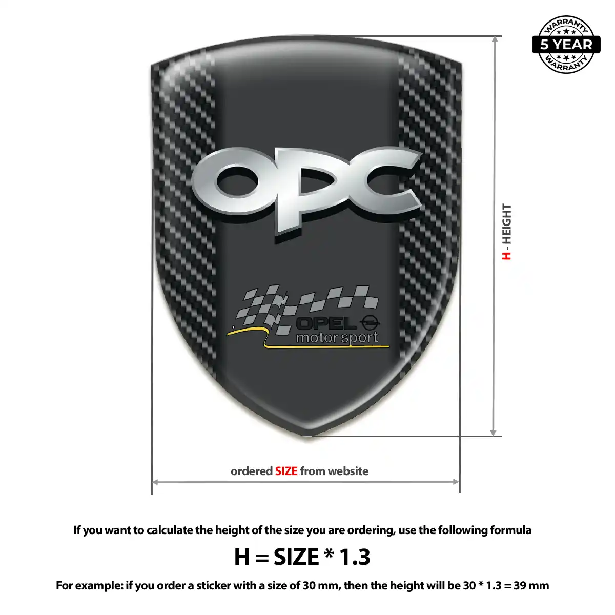 Opel Crest Emblem Signature Grade