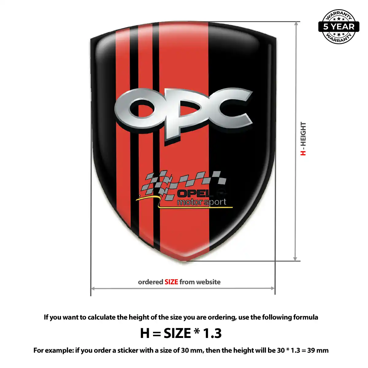 Opel Crest Emblem Superior Craft