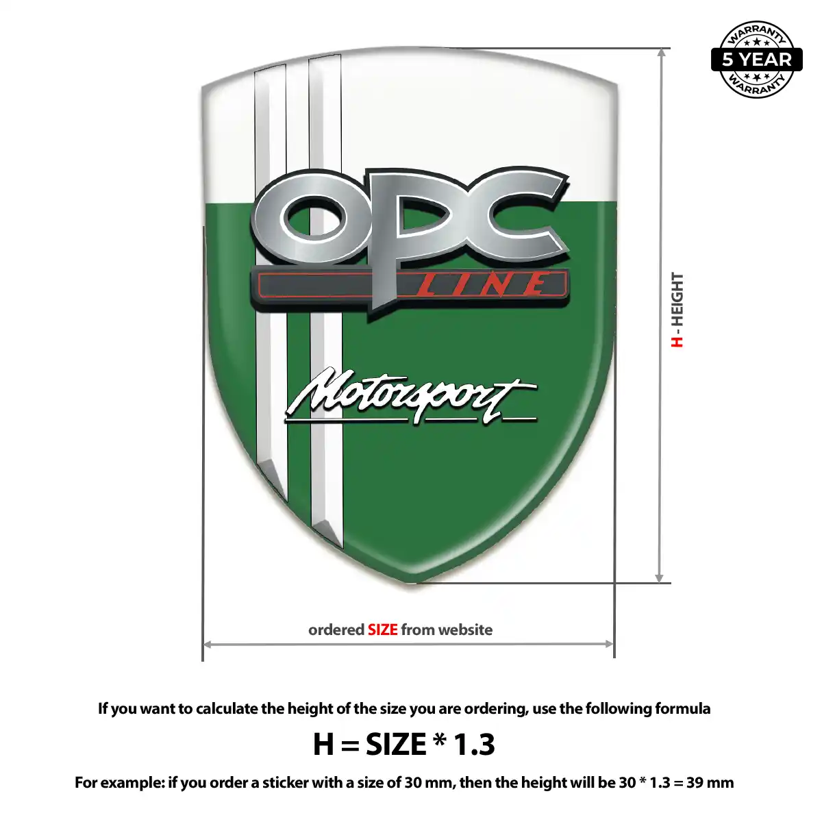 Opel Crest Logo Emblem Elite Finish