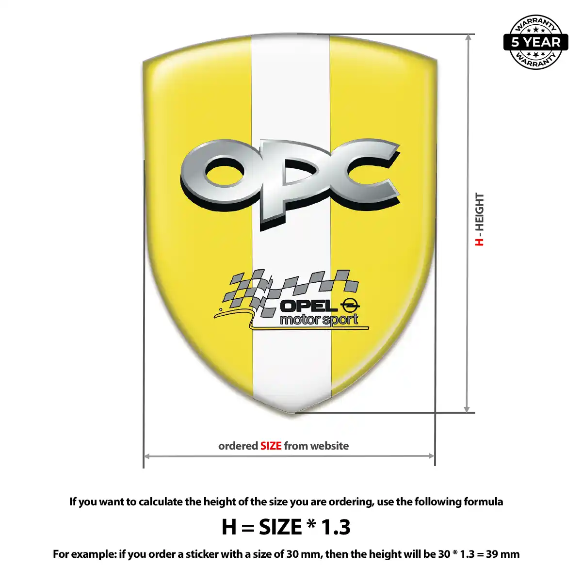 Opel Crest Logo Emblem Exclusive Series
