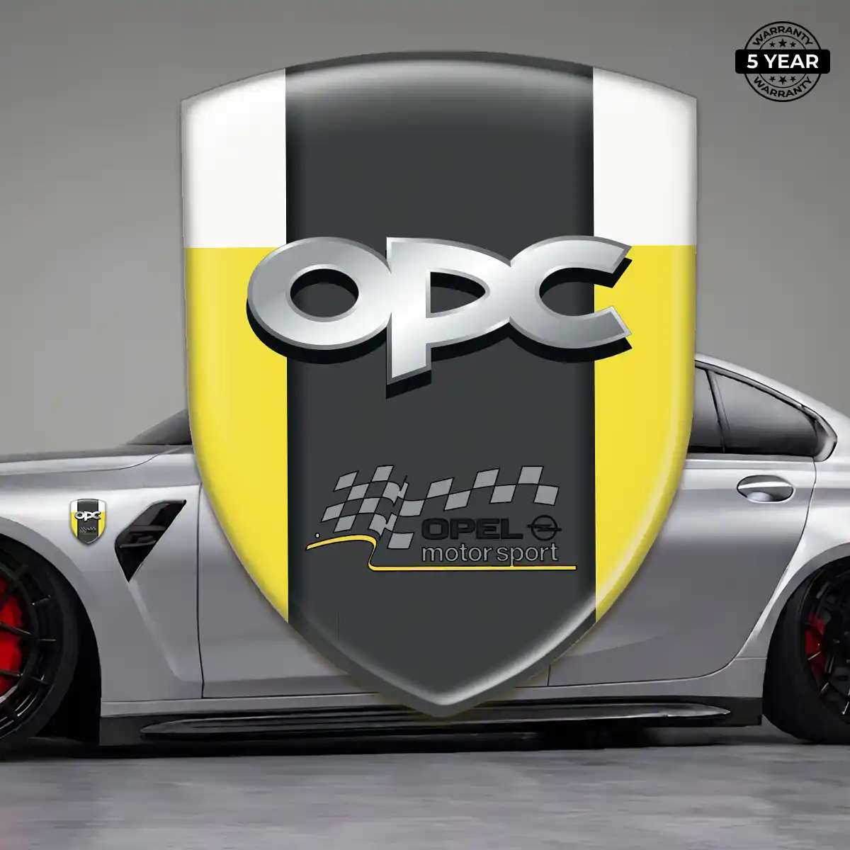 Opel Crest Logo Emblem Outer Style