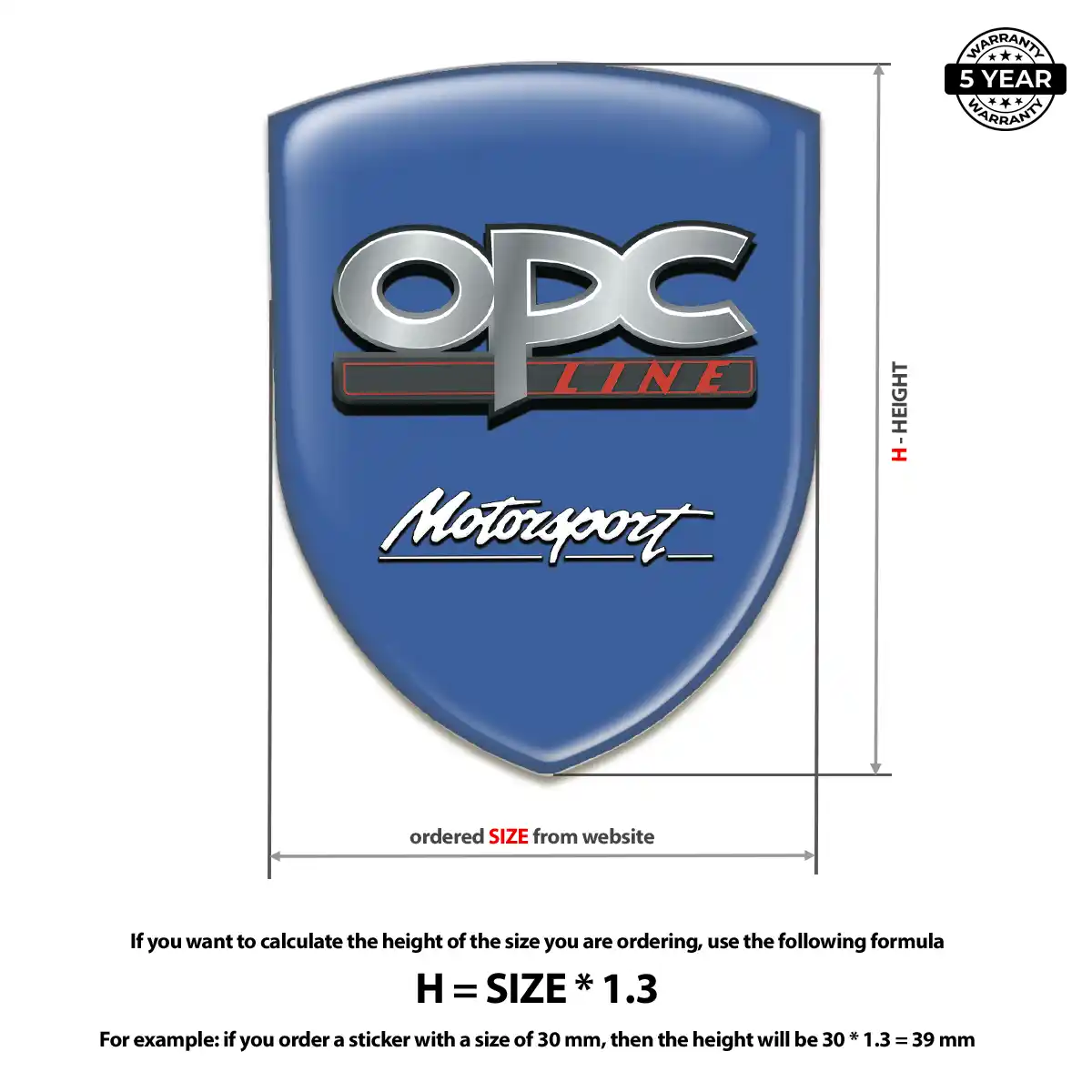 Opel Crest Logo Emblem Prime Quality