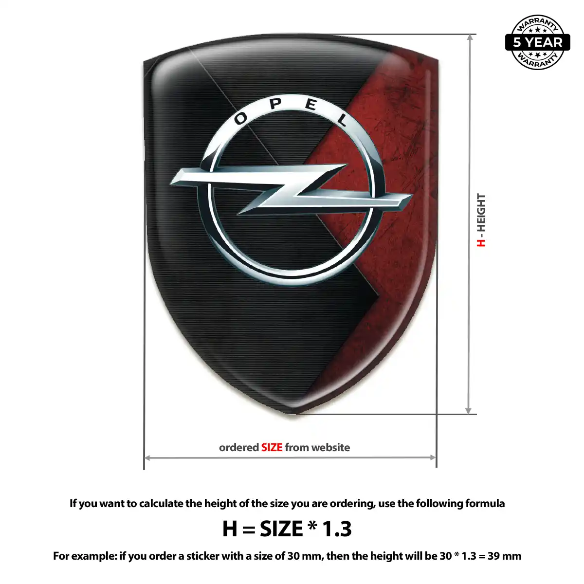 Opel Crest Logo Emblem Signature Grade