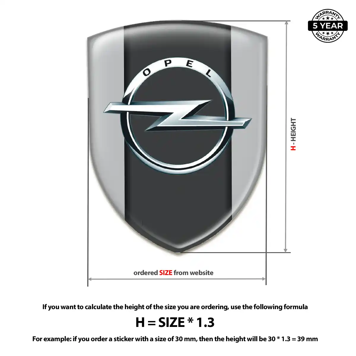 Opel Crest Logo Emblem Sleek Style