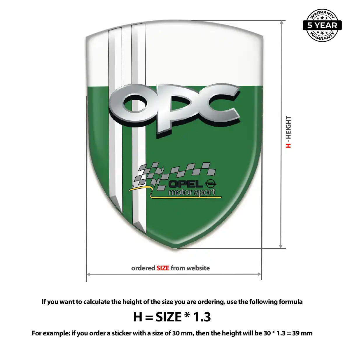 Opel Domed Badge Exclusive Series