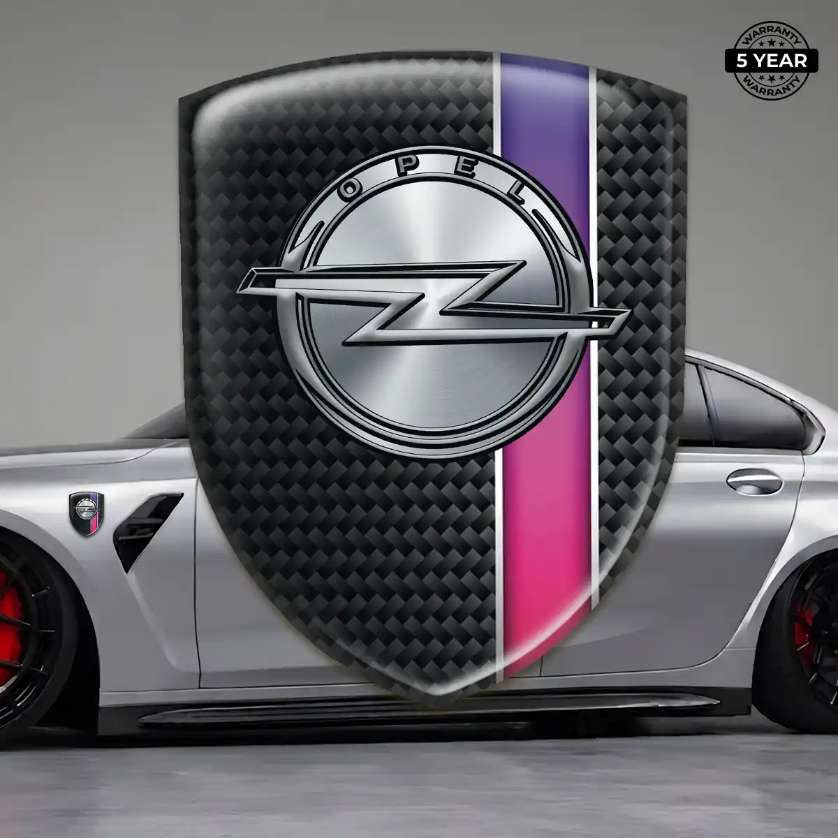 Opel Domed Car Sticker Deluxe Edition