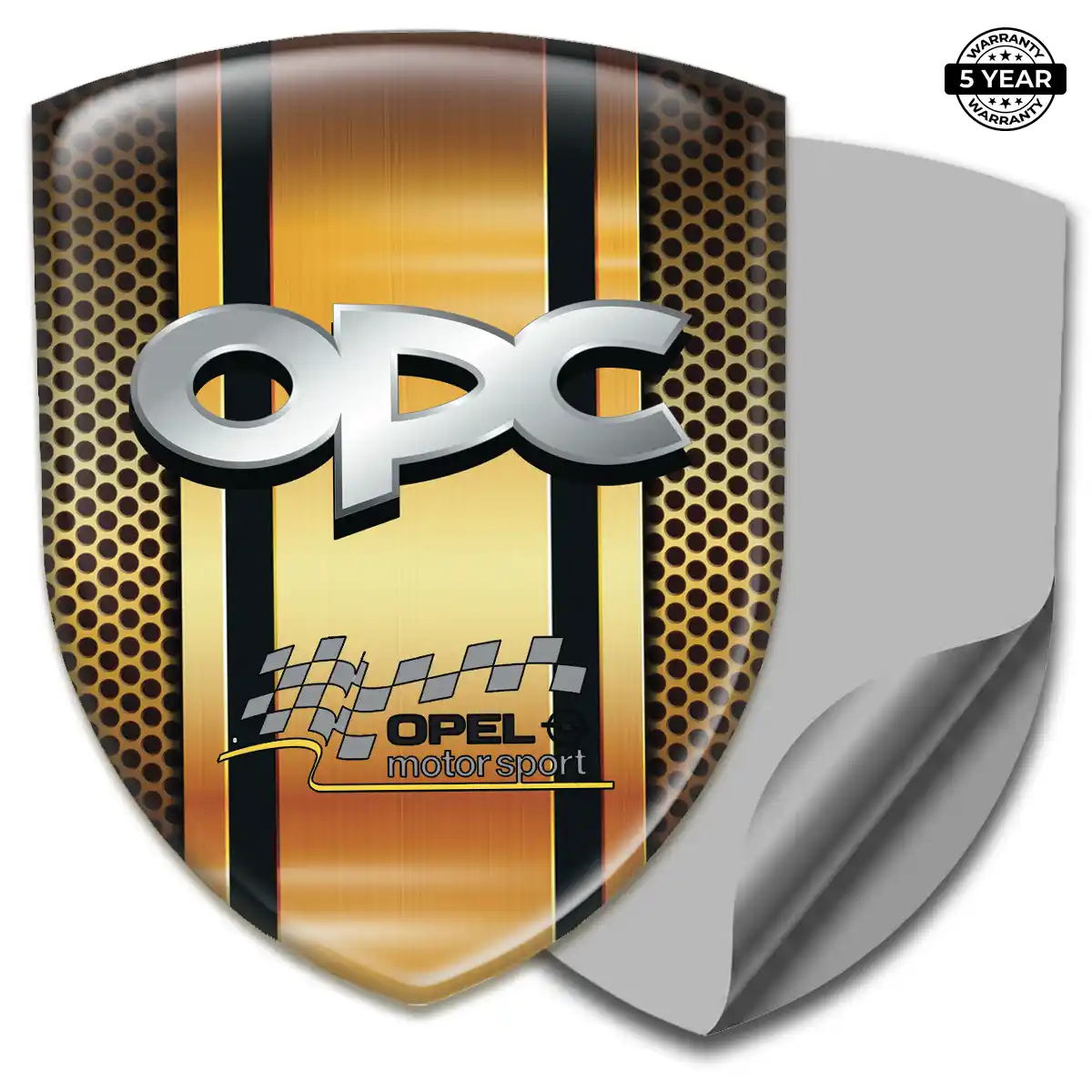 Opel Domed Car Sticker Elite Edition