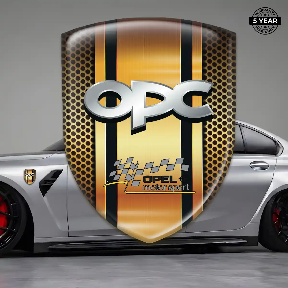 Opel Domed Car Sticker Elite Edition