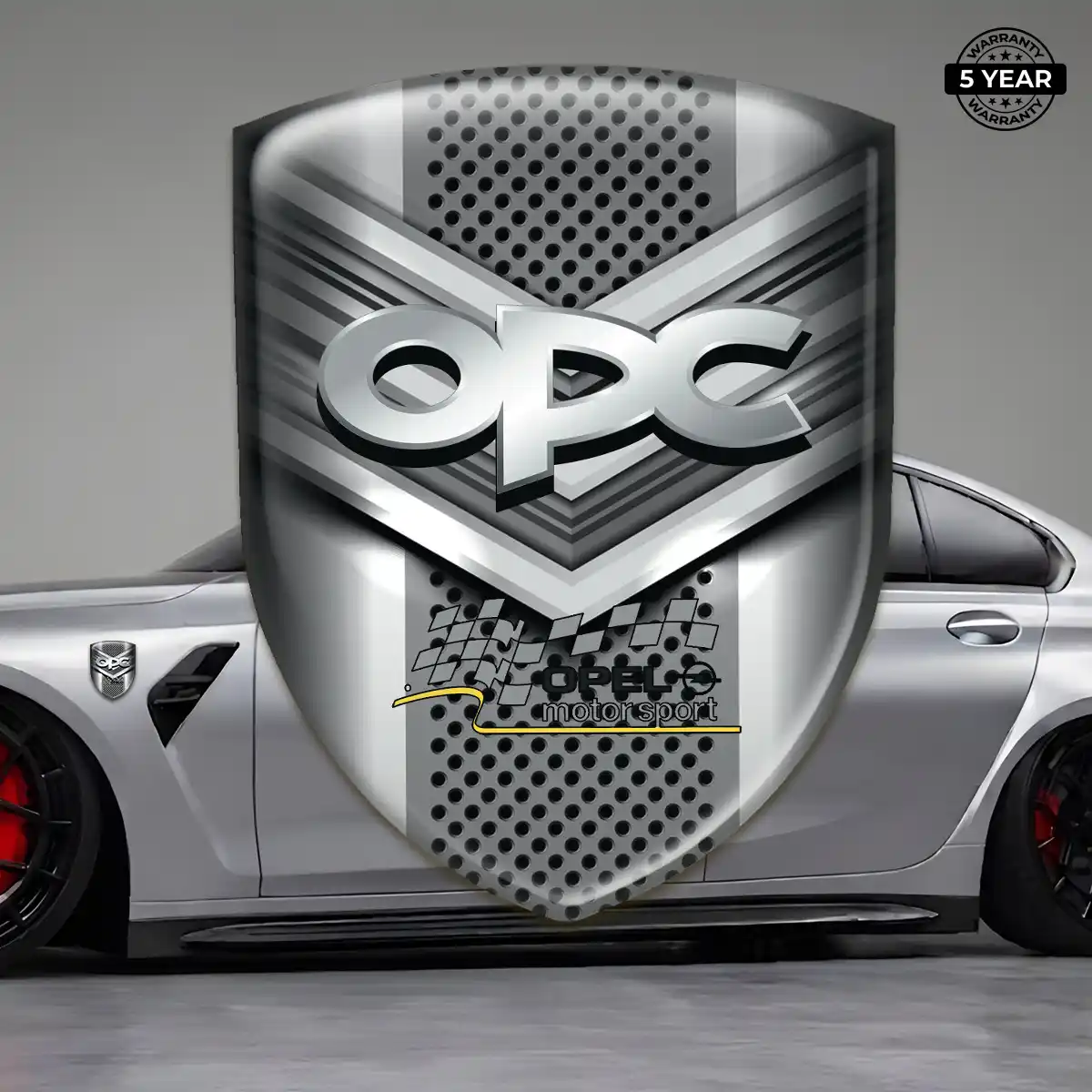 Opel Domed Car Sticker Exterior Luxe