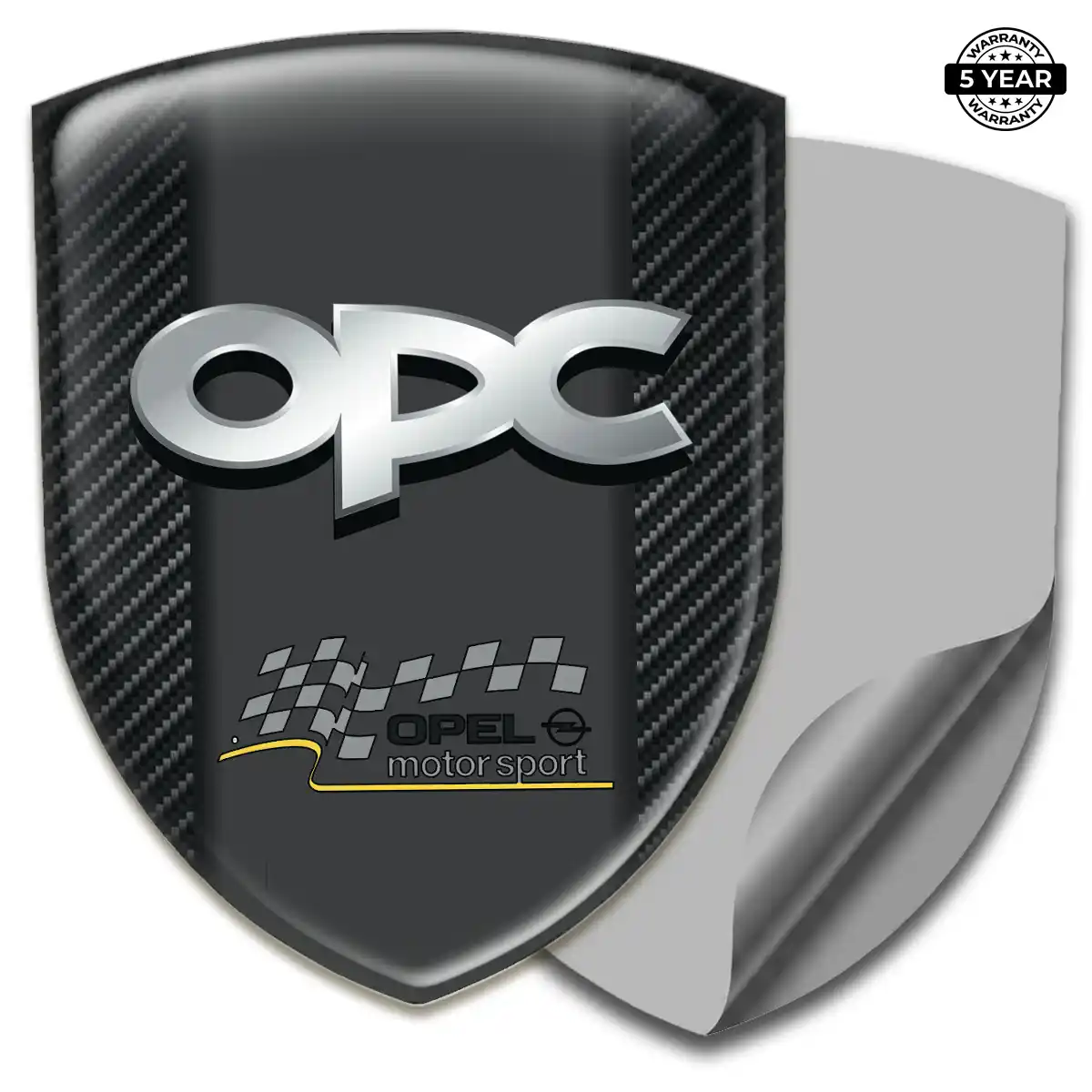 Opel Domed Car Sticker Prestige Line