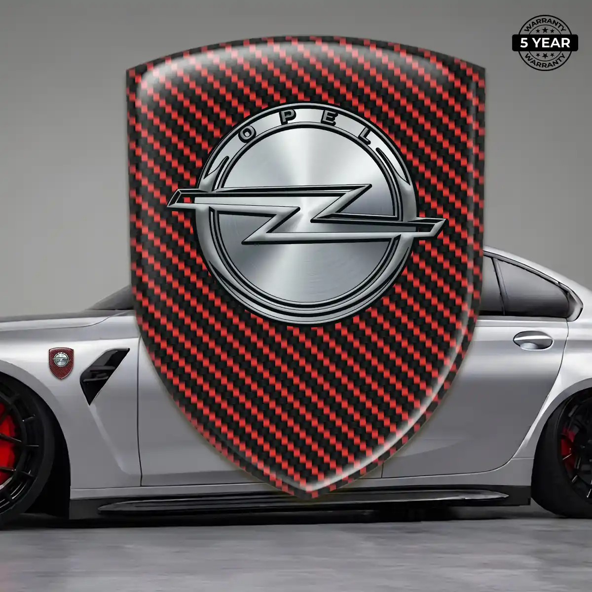 Opel Domed Car Sticker Prime Quality