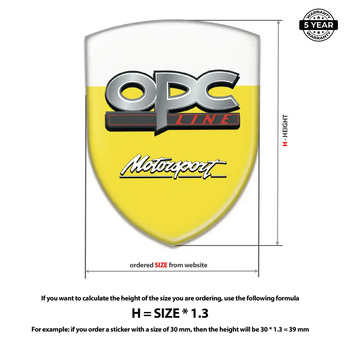 Opel Domed Decal Deluxe Edition