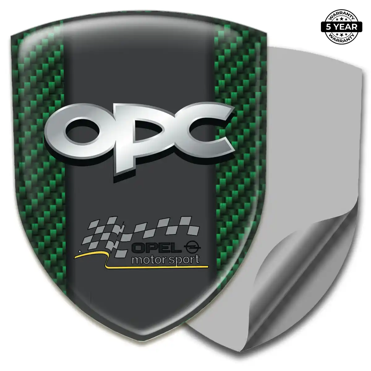 Opel Domed Decal Resin Elite