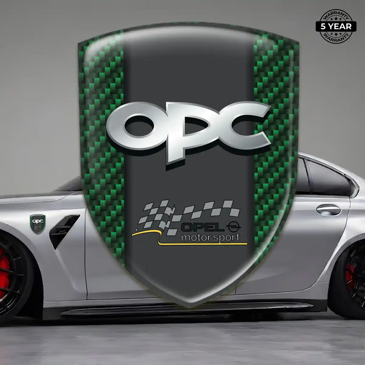 Opel Domed Decal Resin Elite
