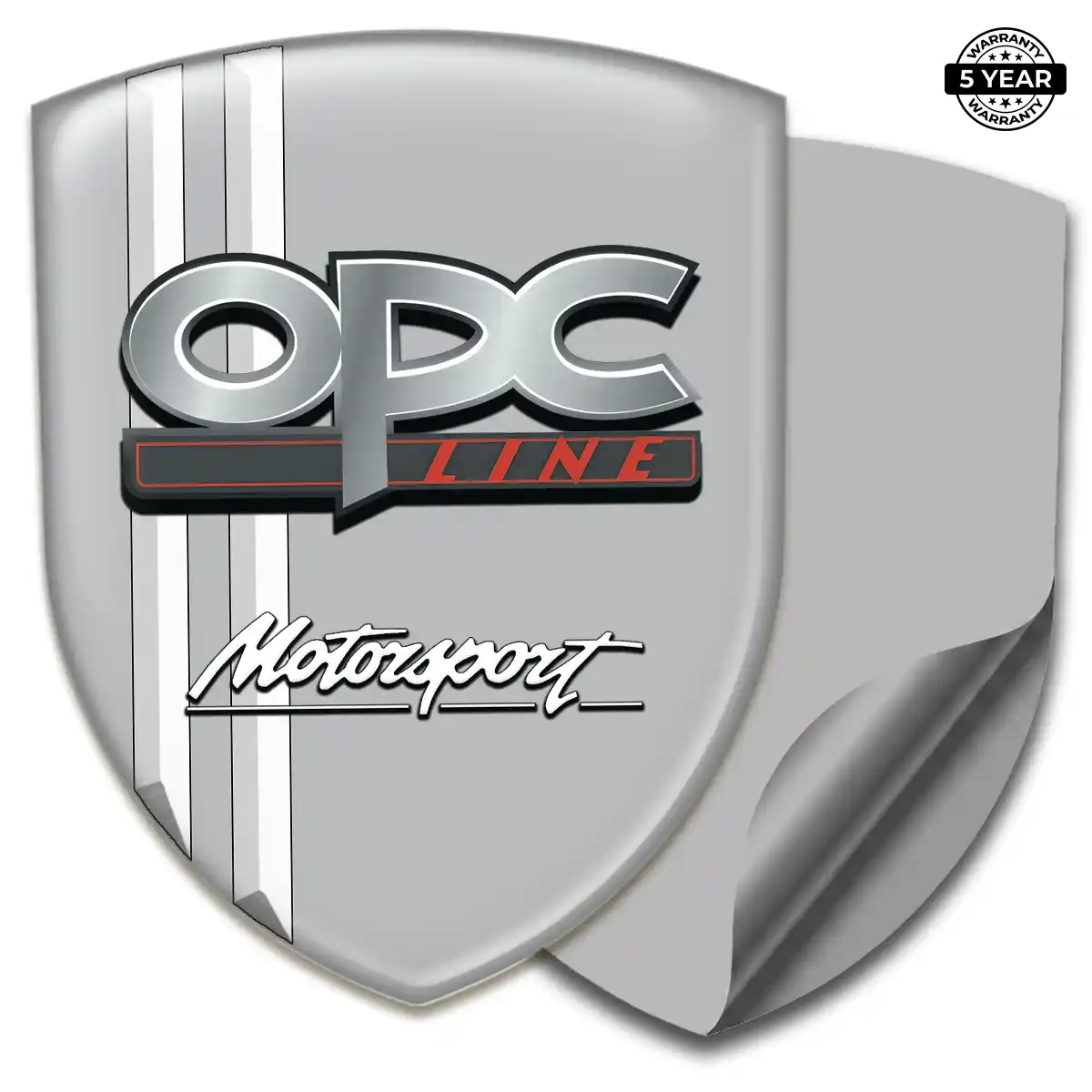 Opel Domed Decal Resin Luxe