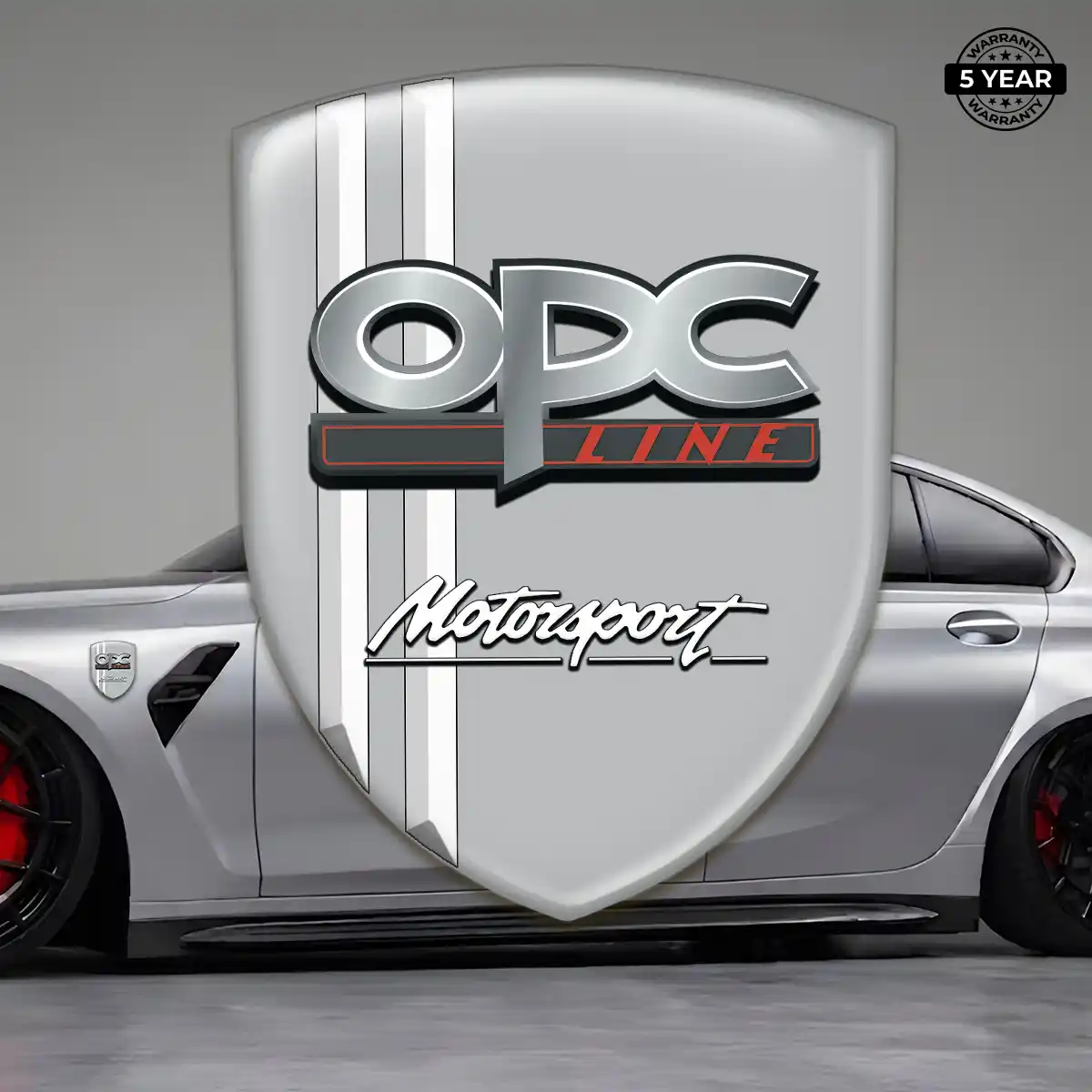 Opel Domed Decal Resin Luxe