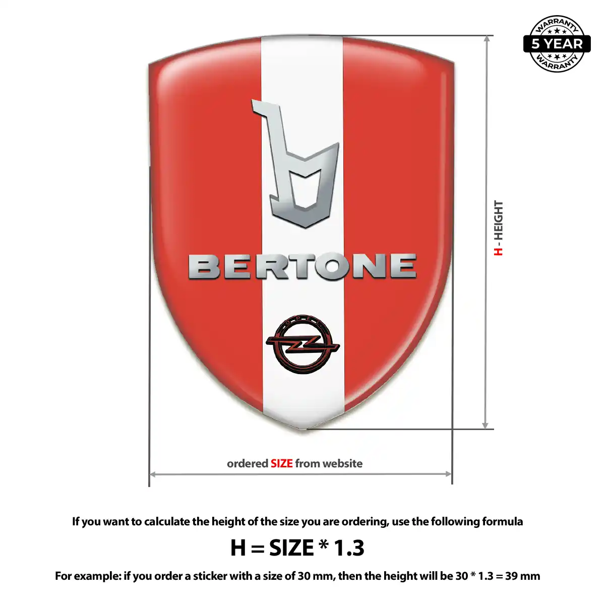 Opel Domed Emblem Exclusive Series