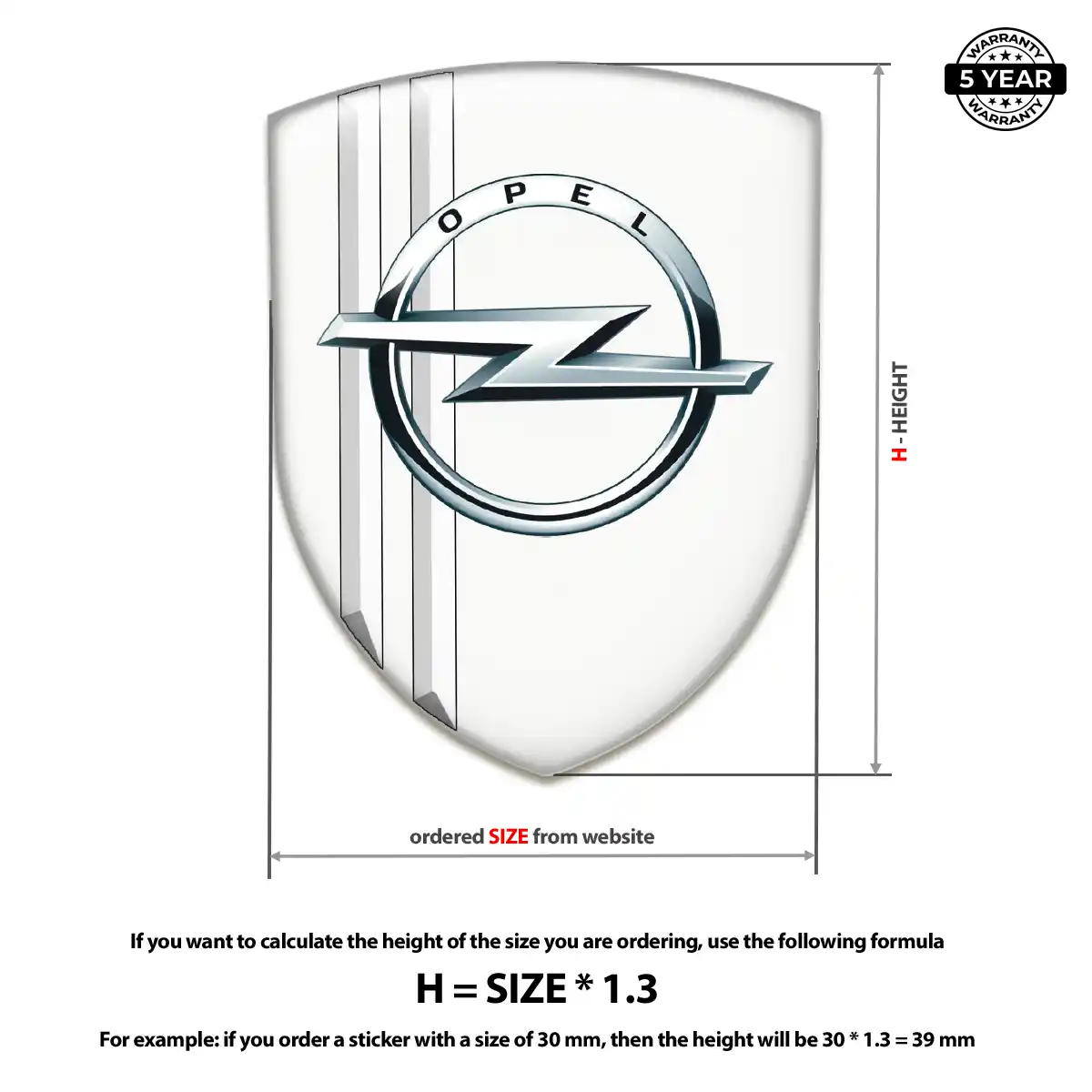 Opel Domed Emblem Refined Design