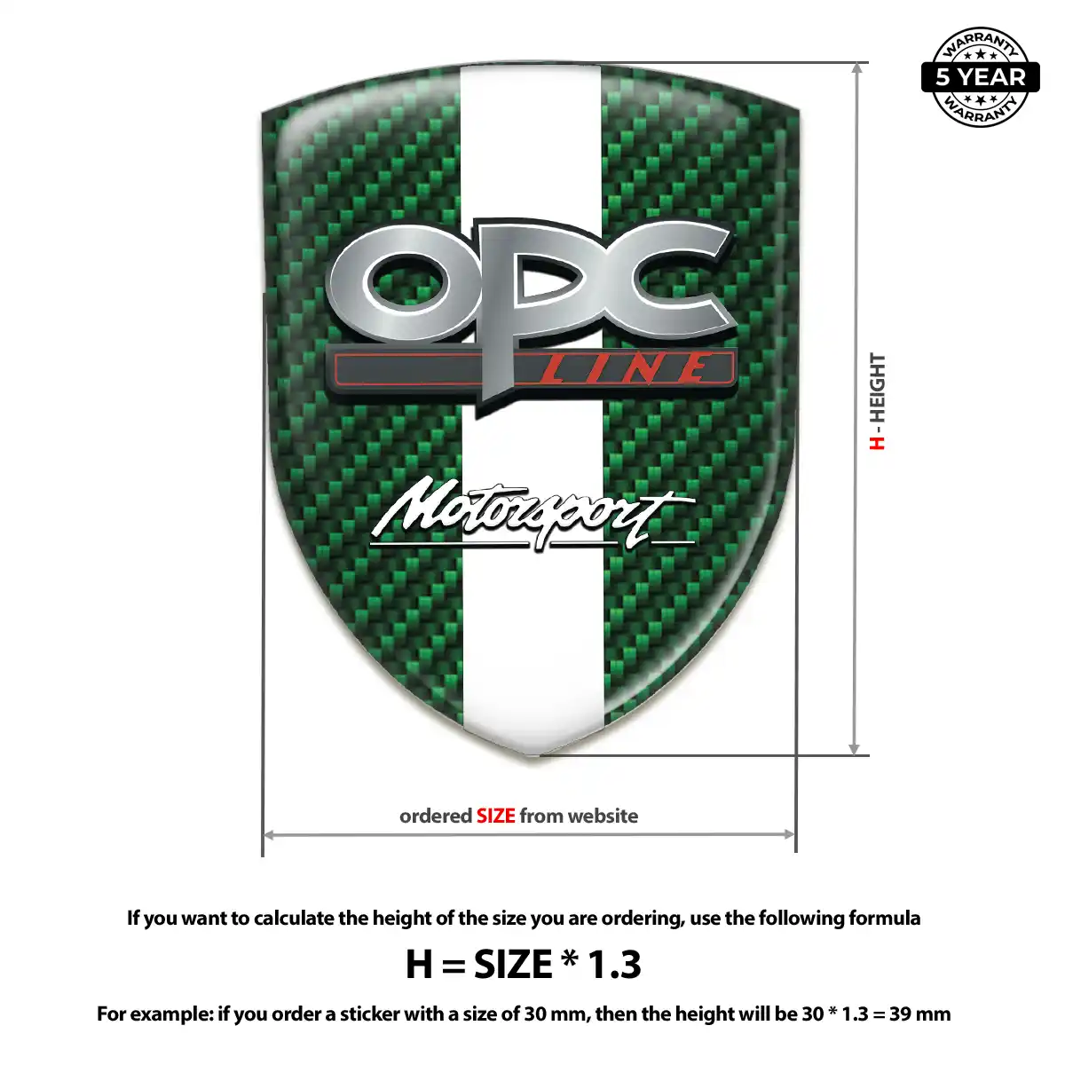 Opel Domed Emblem Superior Craft