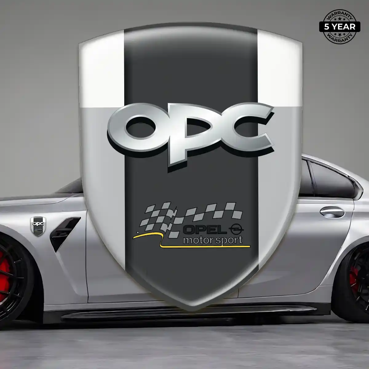 Opel Domed Logo Decal Cabin Style