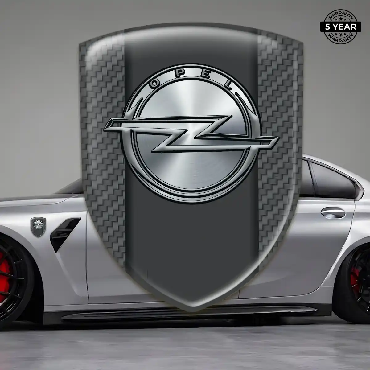 Opel Domed Logo Decal Interior Elegance