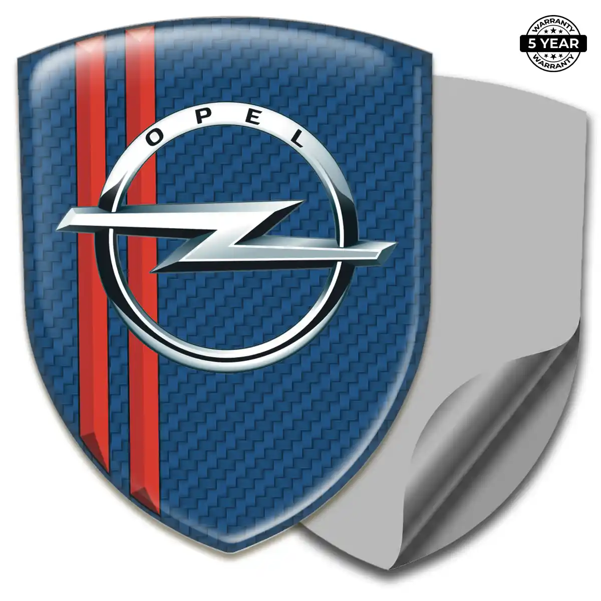 Opel Domed Logo Decal Interior Luxe