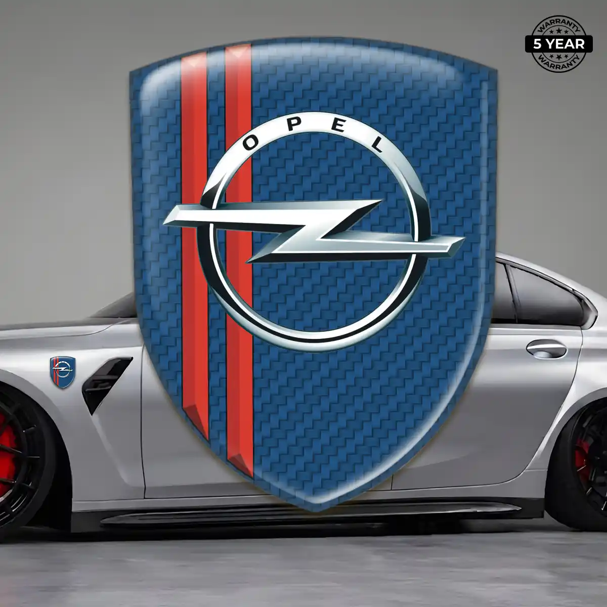 Opel Domed Logo Decal Interior Luxe