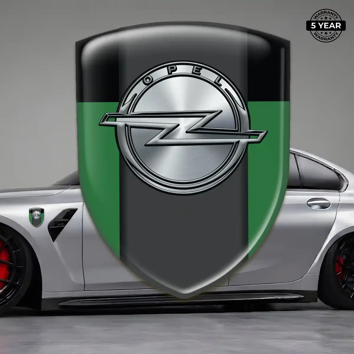 Opel Domed Logo Decal Refined Design